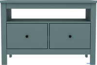 Тумба Mio Tesoro Сага 2.08.03.080.6 (темно-бирюзовый) - фото2, картинка2 Тумба Mio Tesoro Сага 2.08.03.080.6 (темно-бирюзовый) - фото2