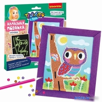 Алмазная мозаика Bondibon Совушка ВВ5349 - фото2
