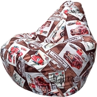 Кресло-мешок Flagman Груша Макси Г2.5-90 Cars 01 - фото