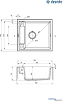 Кухонная мойка Deante ZRM_T103 - фото2