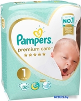 Подгузники Pampers Premium Care 1 Newborn (20 шт) - фото
