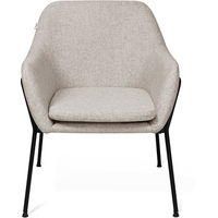 Интерьерное кресло Sheffilton SHT-AMS2 (серый дым/черный муар) - фото2