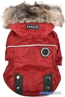 Куртка для животных Puppia Brock с капюшоном PAUD-JM1851-RD-XXL (красный) - фото