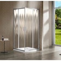 Душевой уголок Vincea Garda VSS-1G8010CH (хром/шиншилла) - фото
