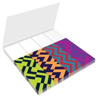 Закладки с клеевым краем Berlingo Ultra Sticky. Zigzag LSz_41132 (4 цвета, 25 шт) - фото2