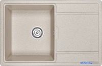 Кухонная мойка Granula 7804 (пирит) - фото