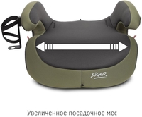 Детское сиденье Siger Fix Lux KRES4001 (темный лес) - фото2