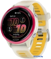 Умные часы Garmin Forerunner 570 42 мм (бежевый/розовый) - фото