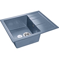 Кухонная мойка GranFest GF-Q650L (графит) - фото