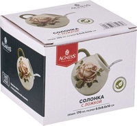 Солонка Agness 358-1982 (с ложкой) - фото2