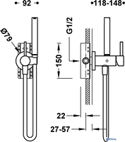 Гигиенический душ Tres Alp-Tres 134122 - фото2