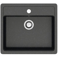 Кухонная мойка Teymi Helmi 57x50 T120107 (черный матовый) - фото