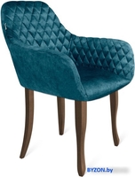 Стул Sheffilton SHT-ST38/S122 (тихий океан/темный орех/черный муар) - фото