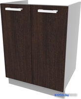 Шкаф напольный Интерлиния Компо НШ60м-2дв (дуб венге) - фото
