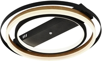 Escada 10247/2LED (черный/дерево) - фото, картинка Escada 10247/2LED (черный/дерево) - фото
