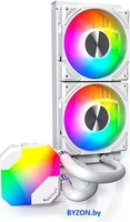 Жидкостное охлаждение для процессора Montech HyperFlow ARGB 240 (белый) - фото2, картинка2 Жидкостное охлаждение для процессора Montech HyperFlow ARGB 240 (белый) - фото2
