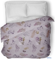 Постельное белье Samsara Home Сирень Евро Сат220ПоЦ-8 - фото