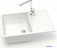 Кухонная мойка MARRBAXX Карельский камень модель 161/G31 (белый) - фото2