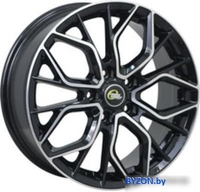 Литые диски Cross Street CR-19 17x7" 5x114.3мм DIA 67.1мм ET 45мм BKF - фото