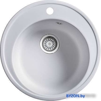 Кухонная мойка Belux BRG-51-01 (белый кварц) - фото