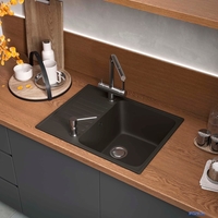 Кухонная мойка Reflexion Prima RF0460BL - фото