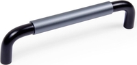 Ручка мебельная Boyard Slot RS048BL/GR.4/128 - фото