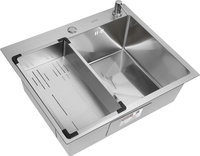 Кухонная мойка ARFEKA Eco AR мойка 600*500, коландер G, дозатор Satin Decor Millet - фото2