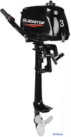 Лодочный мотор Gladiator G3FHS - фото, картинка Лодочный мотор Gladiator G3FHS - фото