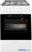 Кухонная плита Лысьва ГП 400 МС-2у (белый, чугун, стеклянная крышка) - фото