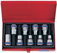 Набор торцевых головок King Tony 4120PR (9 предметов) - фото