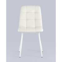 Стул Stool Group Oliver (экокожа белый/белые ножки) - фото2