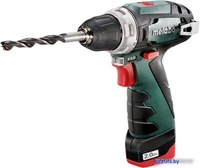 Дрель-шуруповерт Metabo PowerMaxx BS 600079550 (с 2-мя АКБ и сумкой) - фото