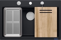 Кухонная мойка Quadron HQM7650U7BS - фото2