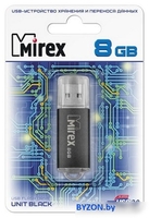 USB Flash Mirex UNIT BLACK 8GB (13600-FMUUND08) - фото2