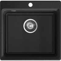 Кухонная мойка GranFest GF-LV-510 (графит) - фото