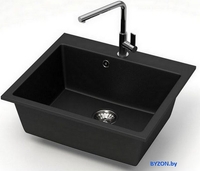 Кухонная мойка MARRBAXX Карельский камень 44/Q4 F044Q004 (черный) - фото