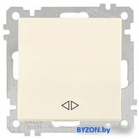 Выключатель перекрестный Mutlusan 2100-408-0102 (слоновая кость) - фото