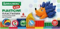 Пластилин BRAUBERG Kids 106435 (6 цв) - фото