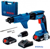 Шуруповерт для гипсокартона Bosch GTB 185-LI Professional 06019K7022 (с 2-мя АКБ, кейс) - фото