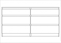 Комод Mio Tesoro Кастор 6 ящиков 2.03.02.080.4 (серый) - фото2, картинка2 Комод Mio Tesoro Кастор 6 ящиков 2.03.02.080.4 (серый) - фото2