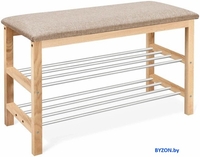 Банкетка Sheffilton SR-0628 Б-3 (прозрачный лак/кедровый) 295659 - фото