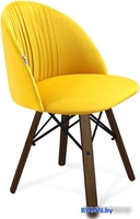 Стул Sheffilton SHT-ST35-1/S70 (имперский желтый/темный орех) - фото