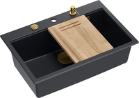 Кухонная мойка Quadron HQM7650U7PVDG1 - фото