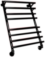 Полотенцесушитель Двин F8 BL Primo 80x50 (черный матовый) - фото