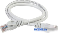 Кабель ITK RJ 45 - RJ45 PC01-C6U-05M (0.5 м, серый) - фото