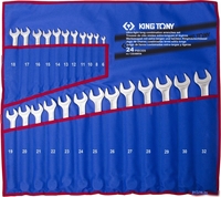 Набор ключей King Tony 12B4MRN (24 предмета) - фото