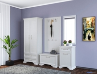 Вешалка для одежды Bravo Мебель Грация (белый-белый) - фото2