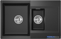 Кухонная мойка Granula ES-7808 (черный) - фото2