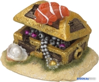 Декорация Aqua Della Рыба-клоун на сундуке 234/427026 - фото