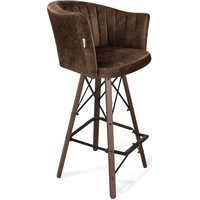 Стул Sheffilton SHT-ST42-1/S80 (кофейный трюфель/темный орех/черный) - фото